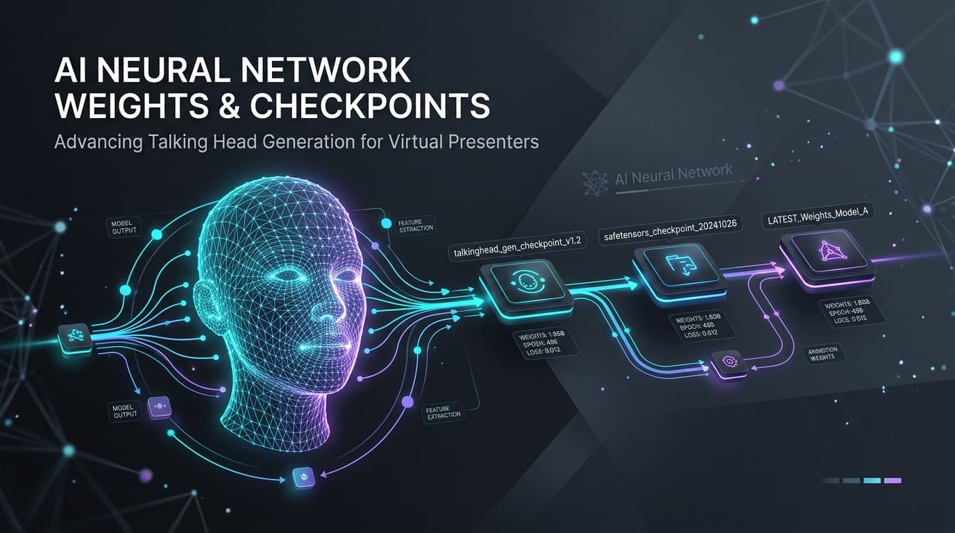 SadTalker Checkpoints, Neural Weights and Directory Architecture Diagram