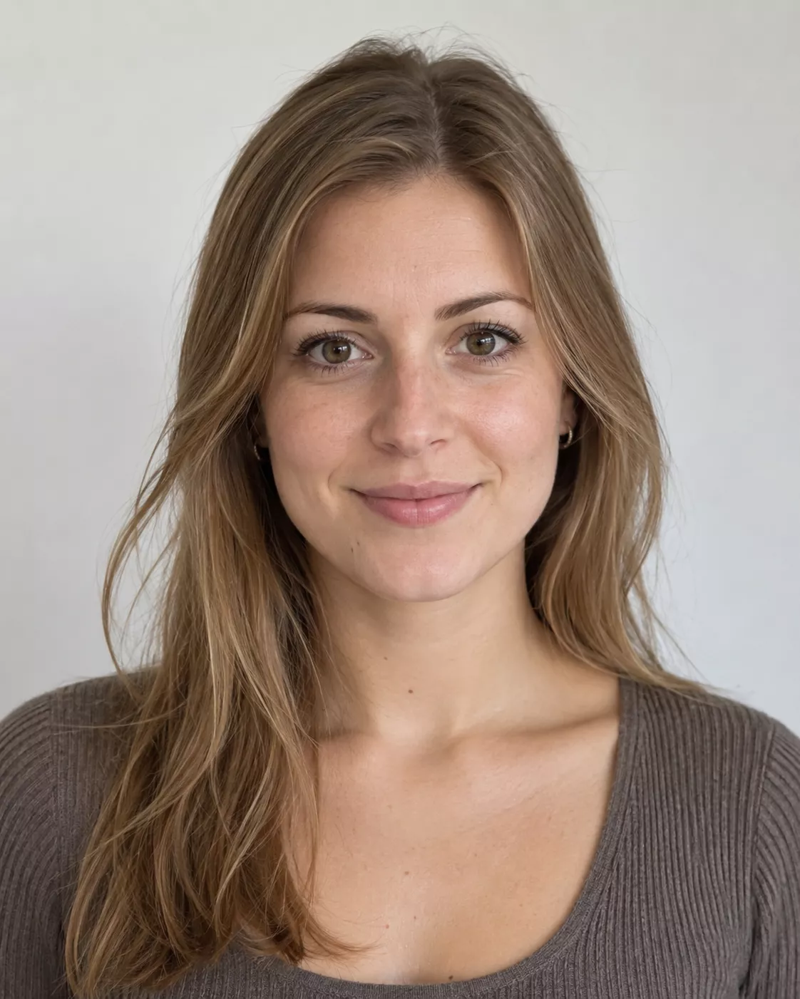 Baseline input portrait: professional female speaker
